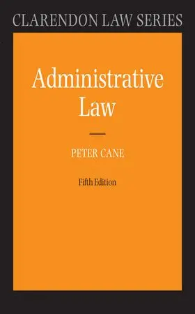 Cane |  Administrative Law | Buch |  Sack Fachmedien