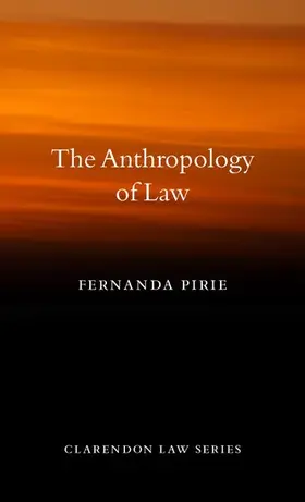 Pirie |  The Anthropology of Law | Buch |  Sack Fachmedien