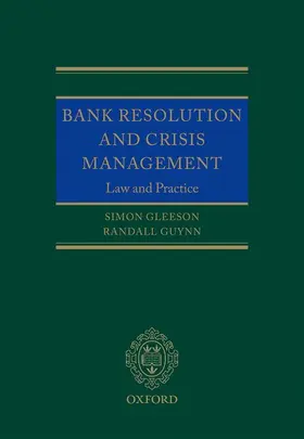 Gleeson / Guynn |  BANK RESOLUT & CRISIS MANAGEM | Buch |  Sack Fachmedien