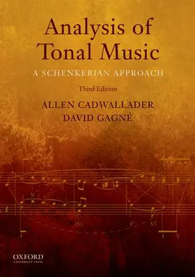 Cadwallader / Gagne / Gagné |  Analysis of Tonal Music | Buch |  Sack Fachmedien