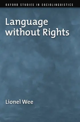 Wee |  Language without Rights | Buch |  Sack Fachmedien