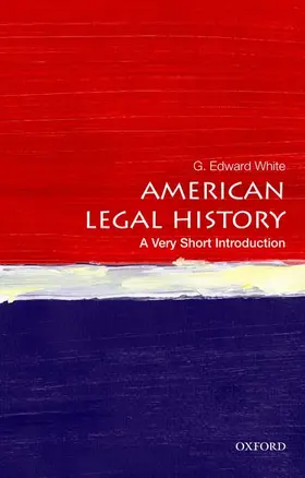 White |  American Legal History | Buch |  Sack Fachmedien
