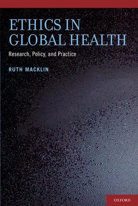 Macklin |  Ethics in Global Health | Buch |  Sack Fachmedien