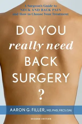 Filler | Do You Really Need Back Surgery? | Buch | 978-0-19-989551-9 | www2.sack.de