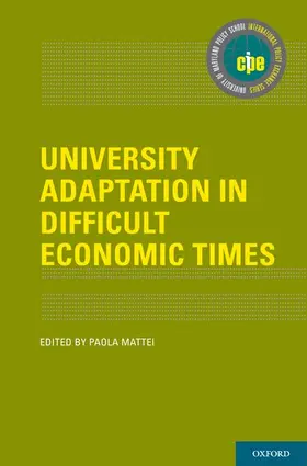 Mattei | University Adaptation in Difficult Economic Times | Buch | 978-0-19-998939-3 | www2.sack.de