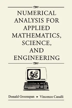 Greenspan |  Numerical Analysis | Buch |  Sack Fachmedien