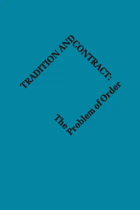 Colson |  Tradition and Contract | Buch |  Sack Fachmedien