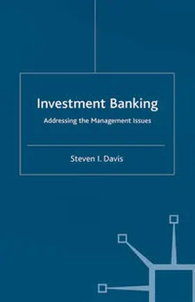 Davis |  Investment Banking | eBook | Sack Fachmedien