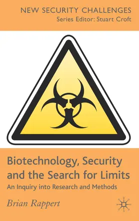 Rappert |  Biotechnology, Security and the Search for Limits | Buch |  Sack Fachmedien
