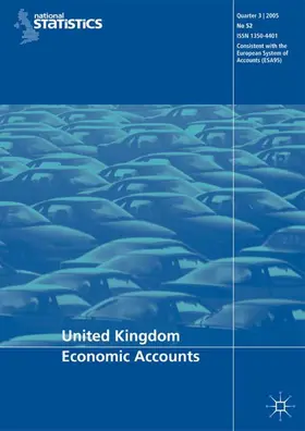 NA |  United Kingdom Economic Accounts No 52, 3rd Quarter 2005 | Buch |  Sack Fachmedien