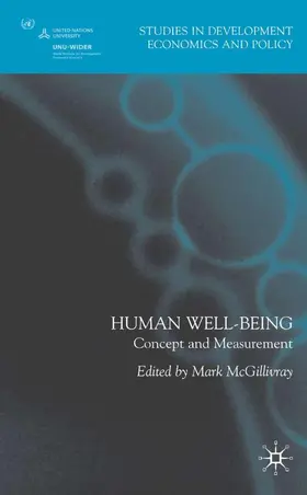 McGillivray |  Human Well-Being | Buch |  Sack Fachmedien