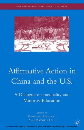 Zhou / Hill |  Affirmative Action in China and the U.S. | eBook | Sack Fachmedien