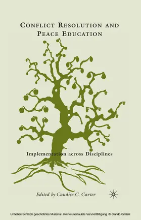 Carter |  Conflict Resolution and Peace Education | eBook | Sack Fachmedien