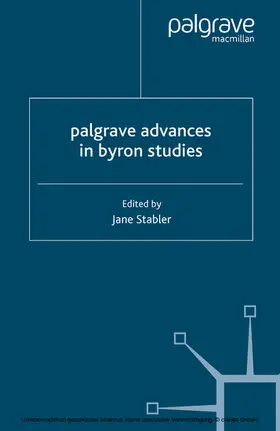 Stabler | Palgrave Advances in Byron Studies | E-Book | www2.sack.de