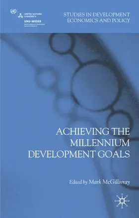 McGillivray |  Achieving the Millennium Development Goals | Buch |  Sack Fachmedien