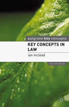 Mcleod | Key Concepts in Law | Buch | 978-0-230-23294-5 | www2.sack.de