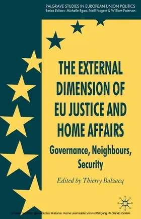Balzacq |  The External Dimension of EU Justice and Home Affairs | eBook | Sack Fachmedien