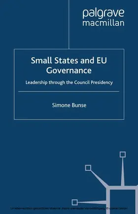 Bunse |  Small States and EU Governance | eBook | Sack Fachmedien