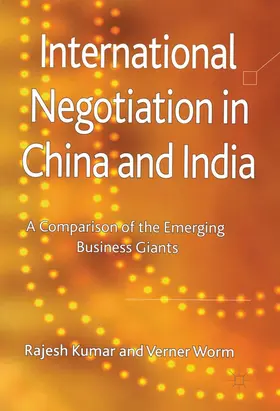 Kumar / Worm |  International Negotiation in China and India | Buch |  Sack Fachmedien