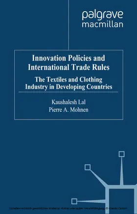 Lal / Mohnen |  Innovation Policies and International Trade Rules | eBook | Sack Fachmedien