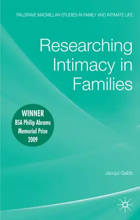 Gabb |  Researching Intimacy in Families | Buch |  Sack Fachmedien