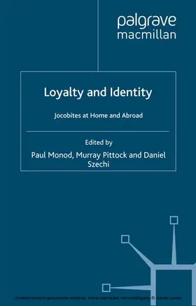 Monod / Pittock / Szechi |  Loyalty and Identity | eBook | Sack Fachmedien