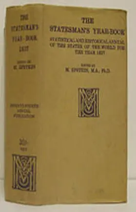 Epstein |  The Statesman's Year-Book | eBook | Sack Fachmedien