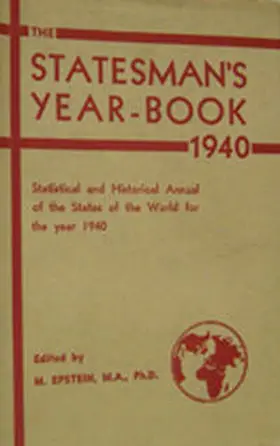 Epstein |  The Statesman's Year-Book | eBook | Sack Fachmedien
