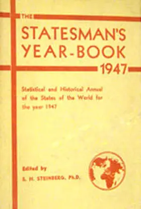 Epstein |  The Statesman's Year-Book | eBook | Sack Fachmedien