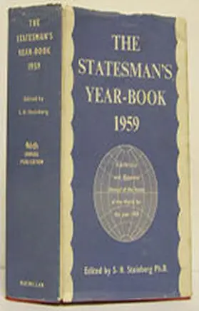 Steinberg |  The Statesman's Year-Book | eBook | Sack Fachmedien