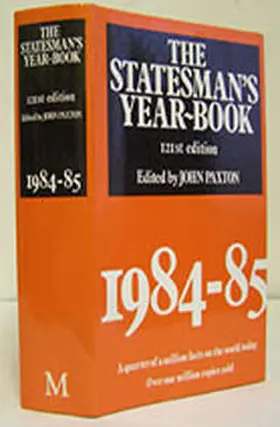 Paxton |  The Statesman's Year-Book 1974-75 | eBook | Sack Fachmedien