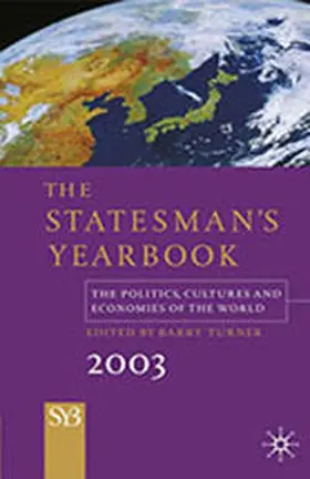 Turner |  The Statesman's Yearbook 2003 | eBook | Sack Fachmedien