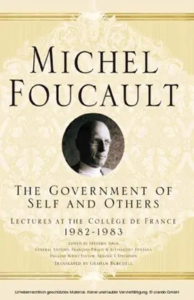 Davidson / Burchell / Foucault |  The Government of Self and Others | eBook | Sack Fachmedien