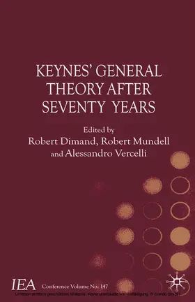 Dimand / Mundell / Vercelli |  Keynes's General Theory After Seventy Years | eBook | Sack Fachmedien