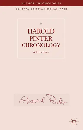 Baker |  A Harold Pinter Chronology | Buch |  Sack Fachmedien