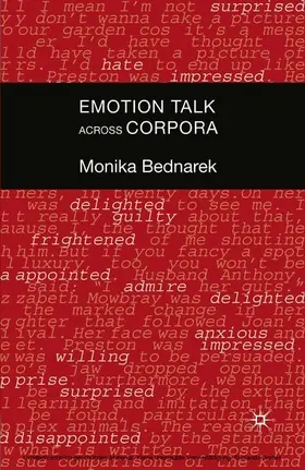 Bednarek |  Emotion Talk Across Corpora | eBook | Sack Fachmedien