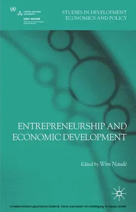 Naudé |  Entrepreneurship and Economic Development | eBook | Sack Fachmedien