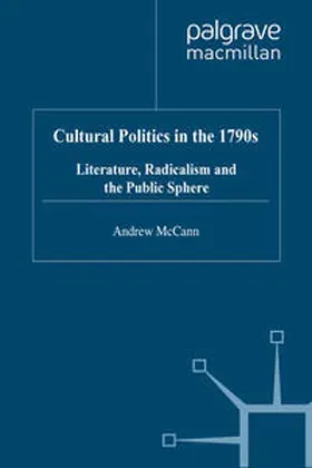McCann |  Cultural Politics in the 1790s | eBook | Sack Fachmedien