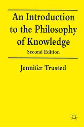 Trusted |  An Introduction to the Philosophy of Knowledge | eBook | Sack Fachmedien