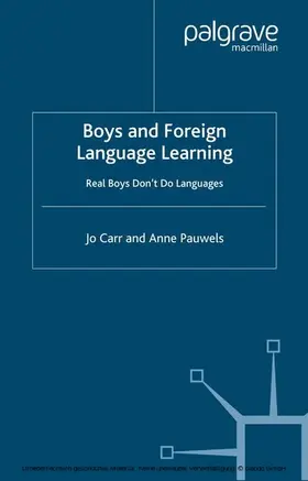 Carr / Pauwels |  Boys and Foreign Language Learning | eBook | Sack Fachmedien