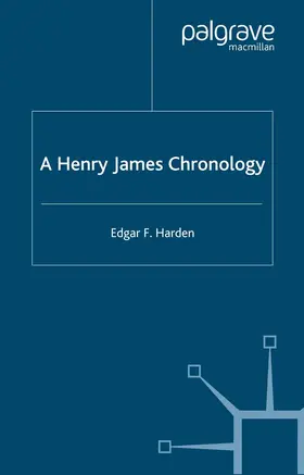 Harden |  A Henry James Chronology | eBook | Sack Fachmedien