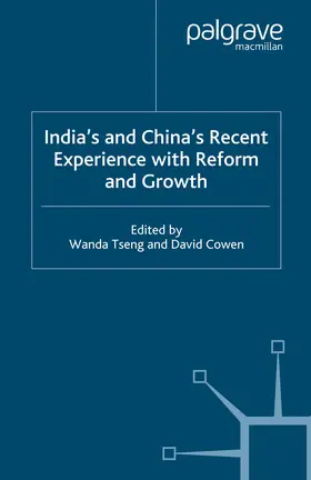 Tseng / Cowen |  India's and China's Recent Experience with Reform and Growth | eBook | Sack Fachmedien