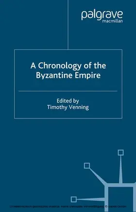 Venning / Harris |  A Chronology of the Byzantine Empire | eBook | Sack Fachmedien