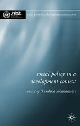 Mkandawire |  Social Policy in a Development Context | eBook | Sack Fachmedien