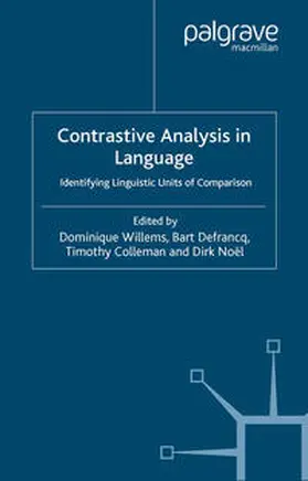 Willems / Defrancq / Colleman |  Contrastive Analysis in Language | eBook | Sack Fachmedien