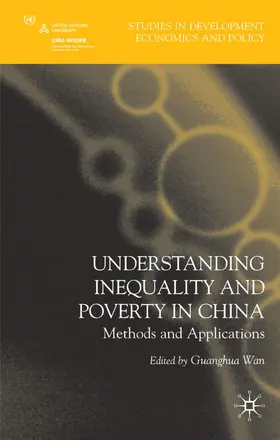 Wan |  Understanding Inequality and Poverty in China | Buch |  Sack Fachmedien