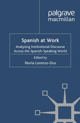 Lorenzo-Dus |  Spanish at Work | Buch |  Sack Fachmedien