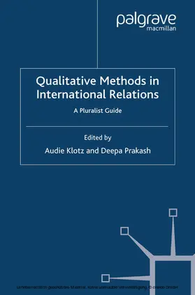 Klotz / Prakash |  Qualitative Methods in International Relations | eBook | Sack Fachmedien