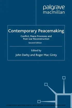 Darby / Mac Ginty |  Contemporary Peacemaking | eBook | Sack Fachmedien