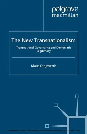 Dingwerth |  The New Transnationalism | eBook | Sack Fachmedien